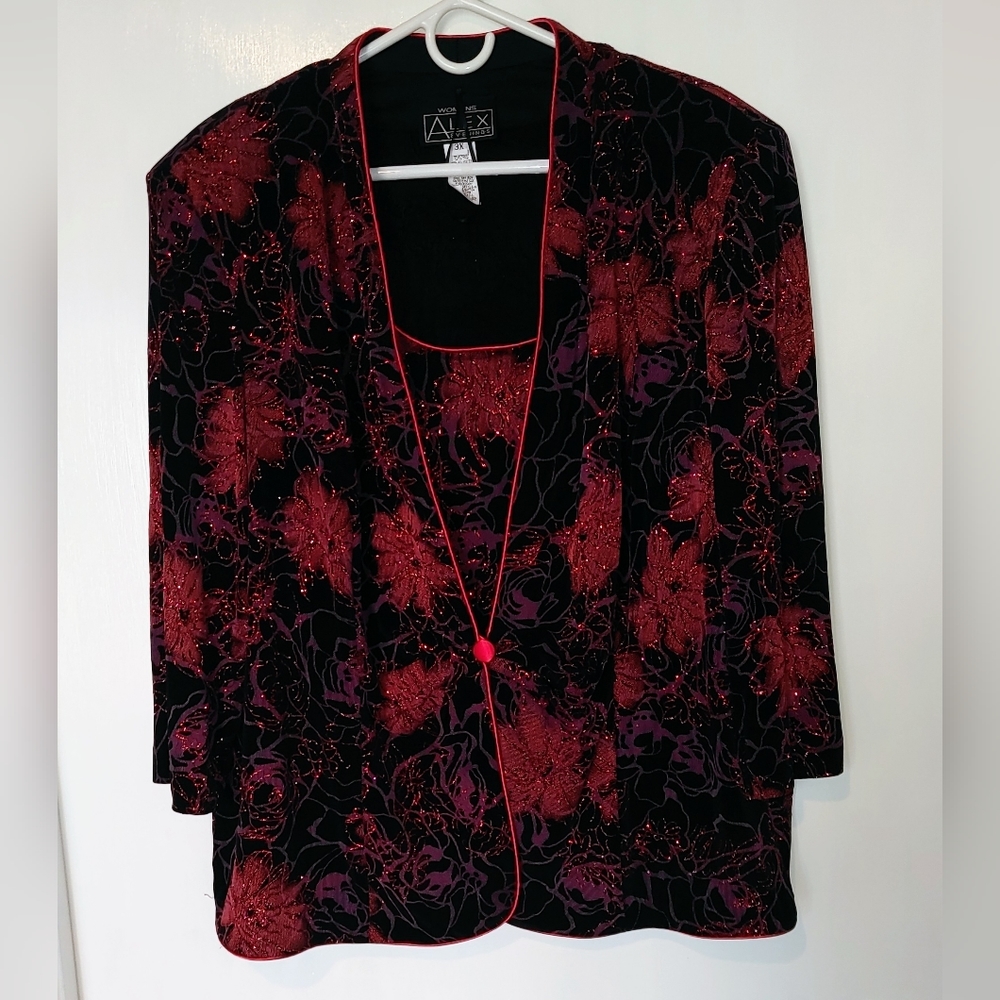 Women's Plus Size Evening 2 piece set
